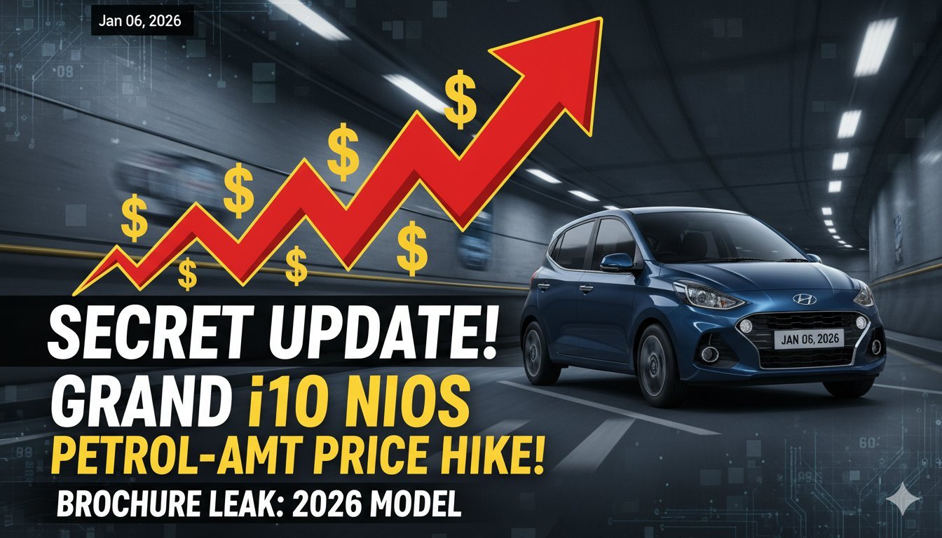 Hyundai Grand i10 Nios 2026 मॉडल की साइड व्यू इमेज