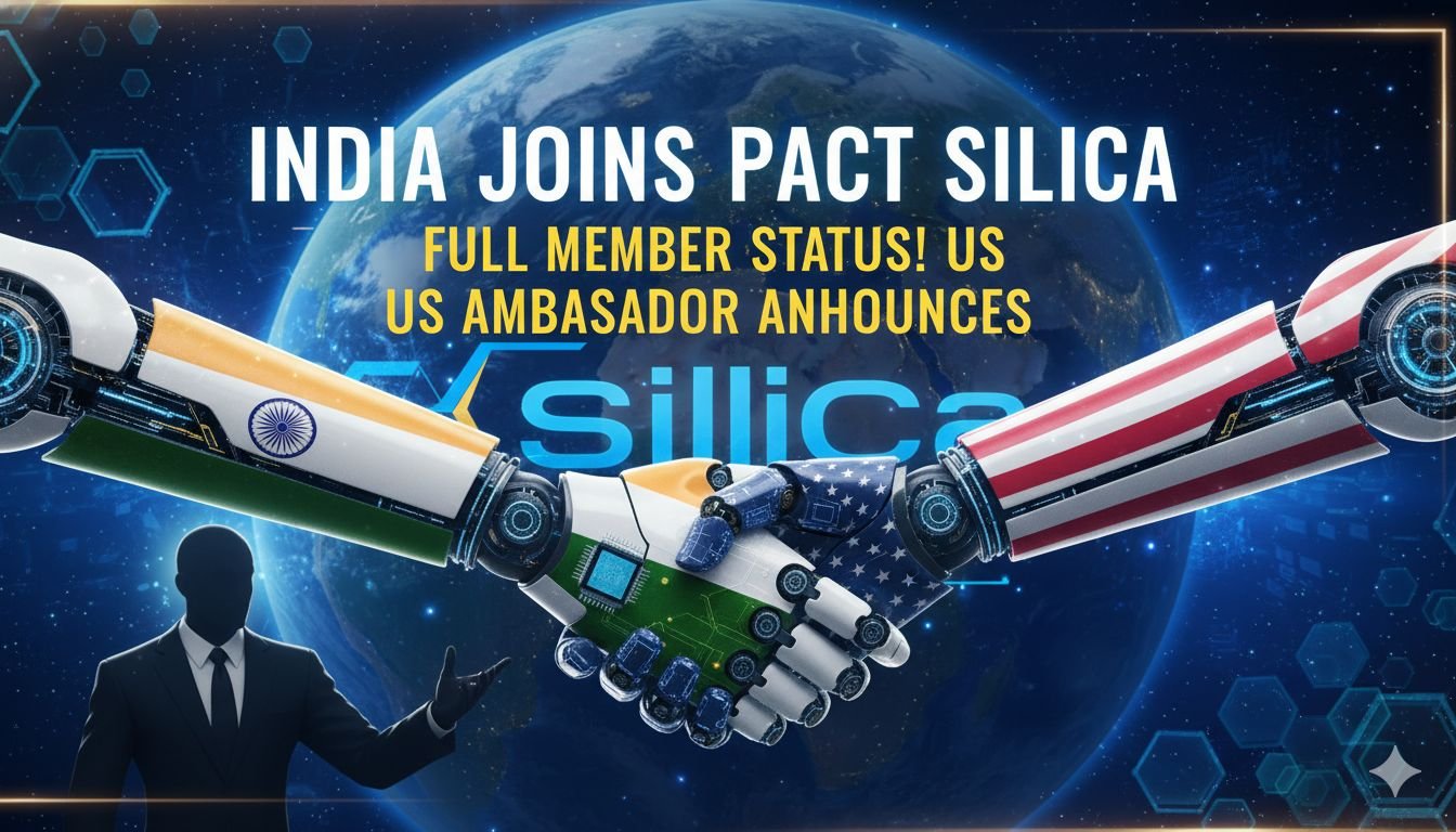 अमेरिकी राजदूत Sergio Gor Pax Silica में भारत की सदस्यता की घोषणा करते हुए