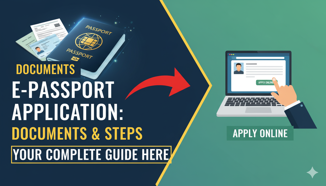 ई-पासपोर्ट आवेदन प्रक्रिया की इमेज