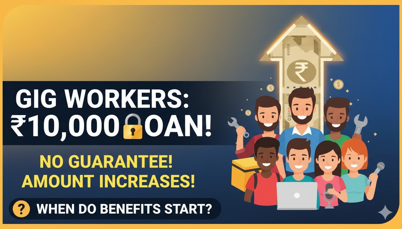 गिग वर्कर लोन एप्लीकेशन फॉर्म भरते हुए