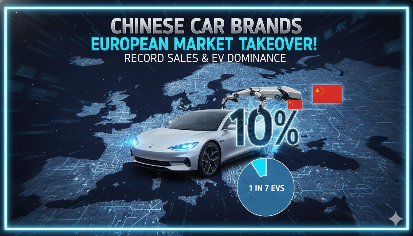 चीनी इलेक्ट्रिक कार BYD Seal U यूरोप की सड़कों पर दौड़ती हुई