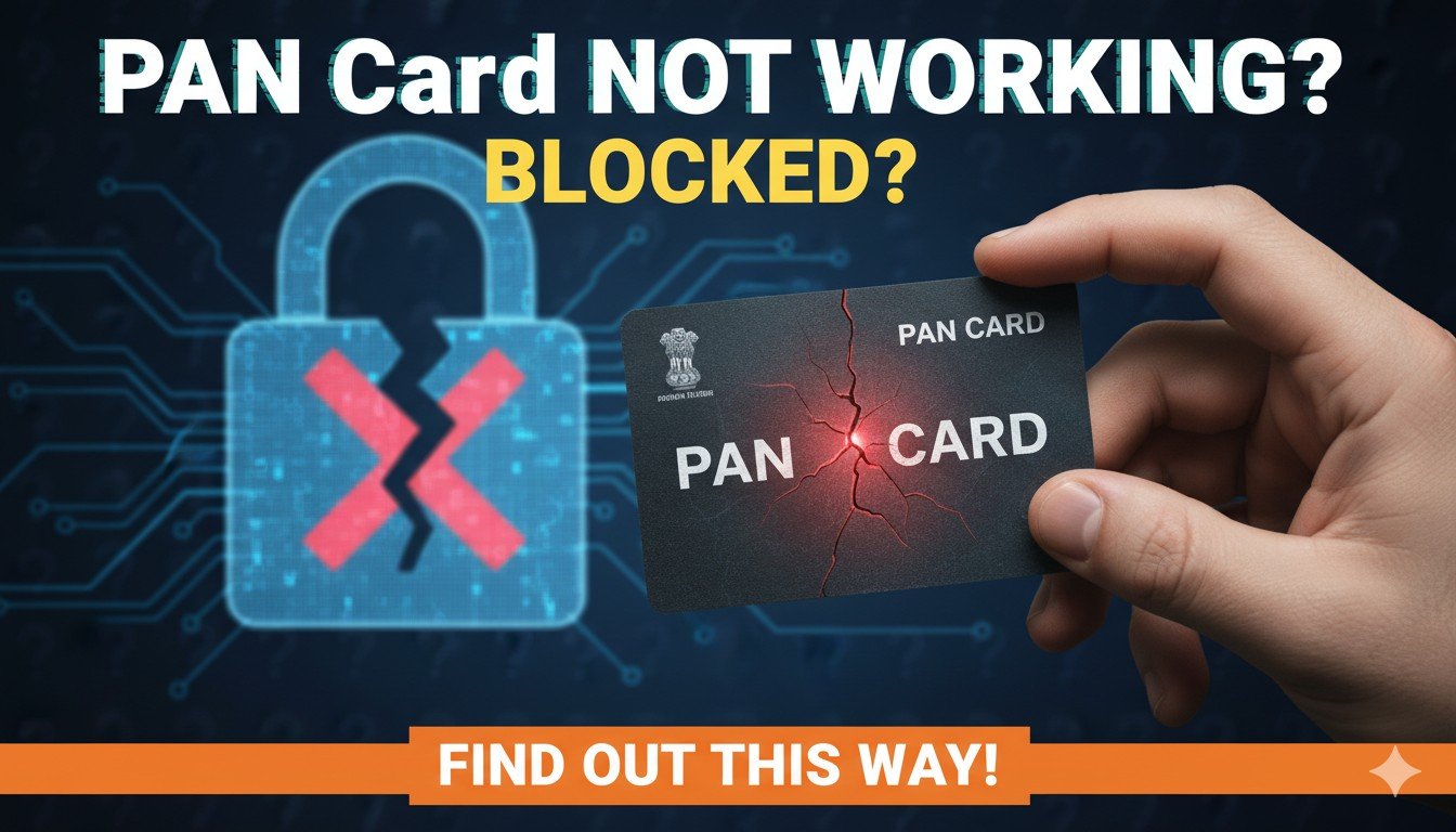 व्यक्ति कंप्यूटर पर पैन कार्ड स्टेटस चेक करता हुआ.