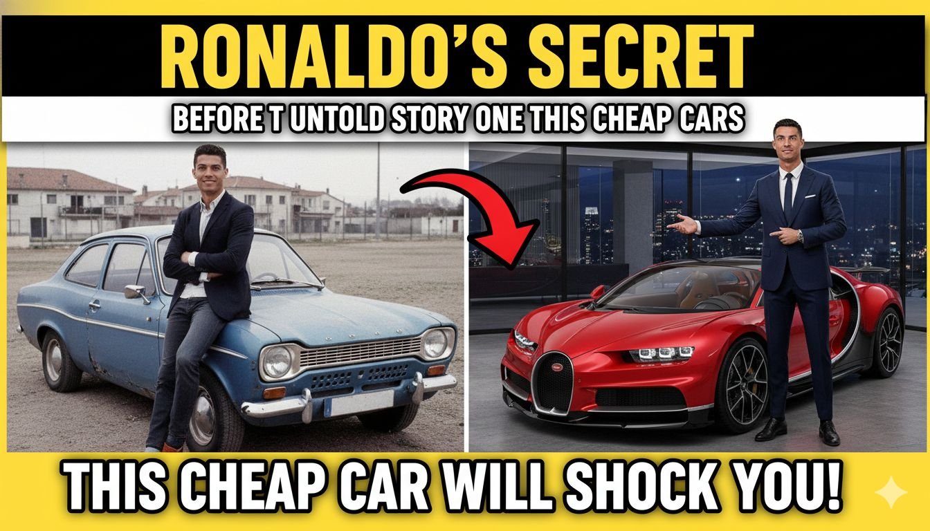 क्रिस्टियानो रोनाल्डो सुजुकी स्विफ्ट कार के साथ युवा दिनों में