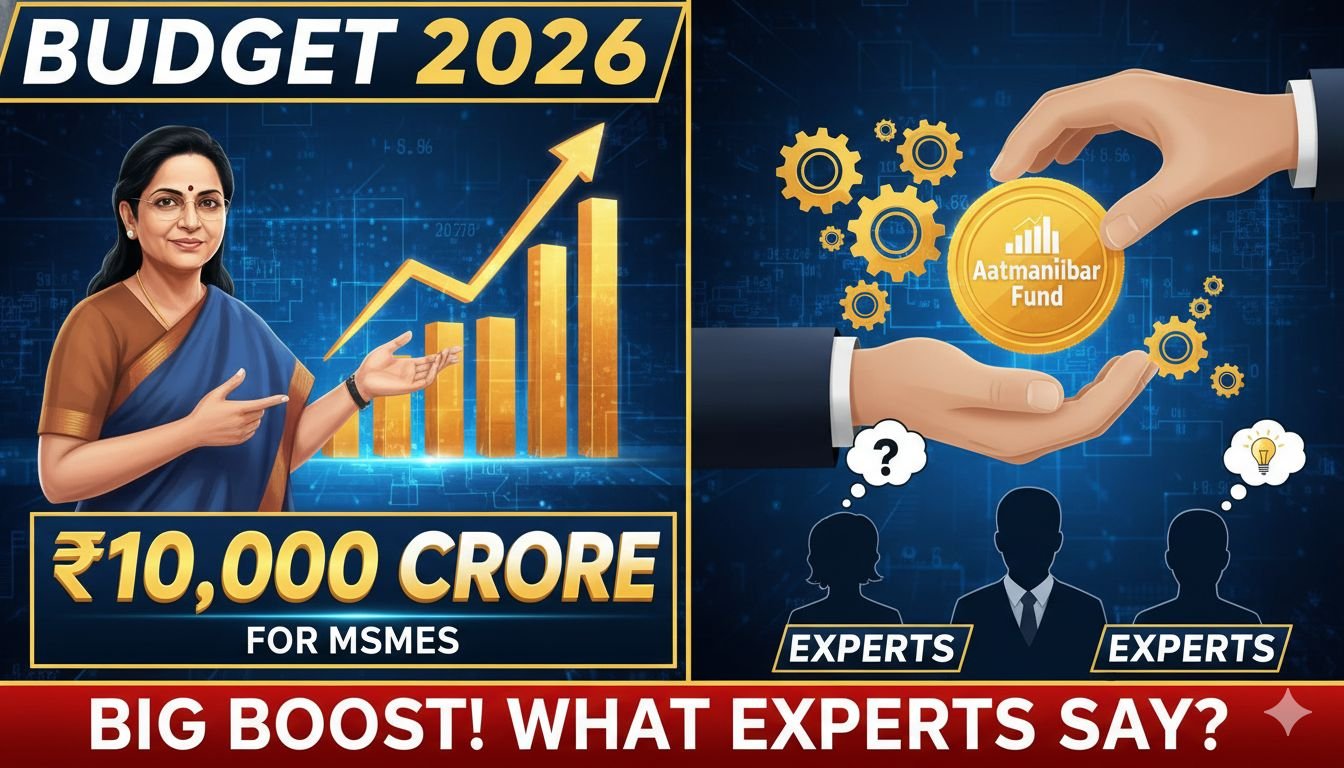 वित्त मंत्री निर्मला सीतारमण बजट 2026 पेश करती हुईं