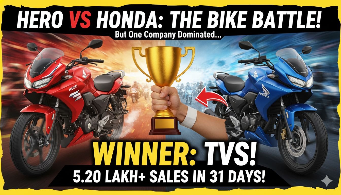 हीरो और होंडा बाइक्स की तुलना वाली इमेज